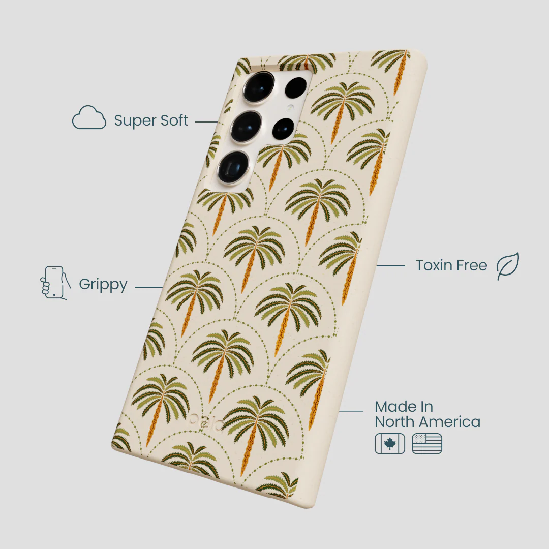 Seashell Palm Reverie Samsung Galaxy S24 Ultra Case - Image 4