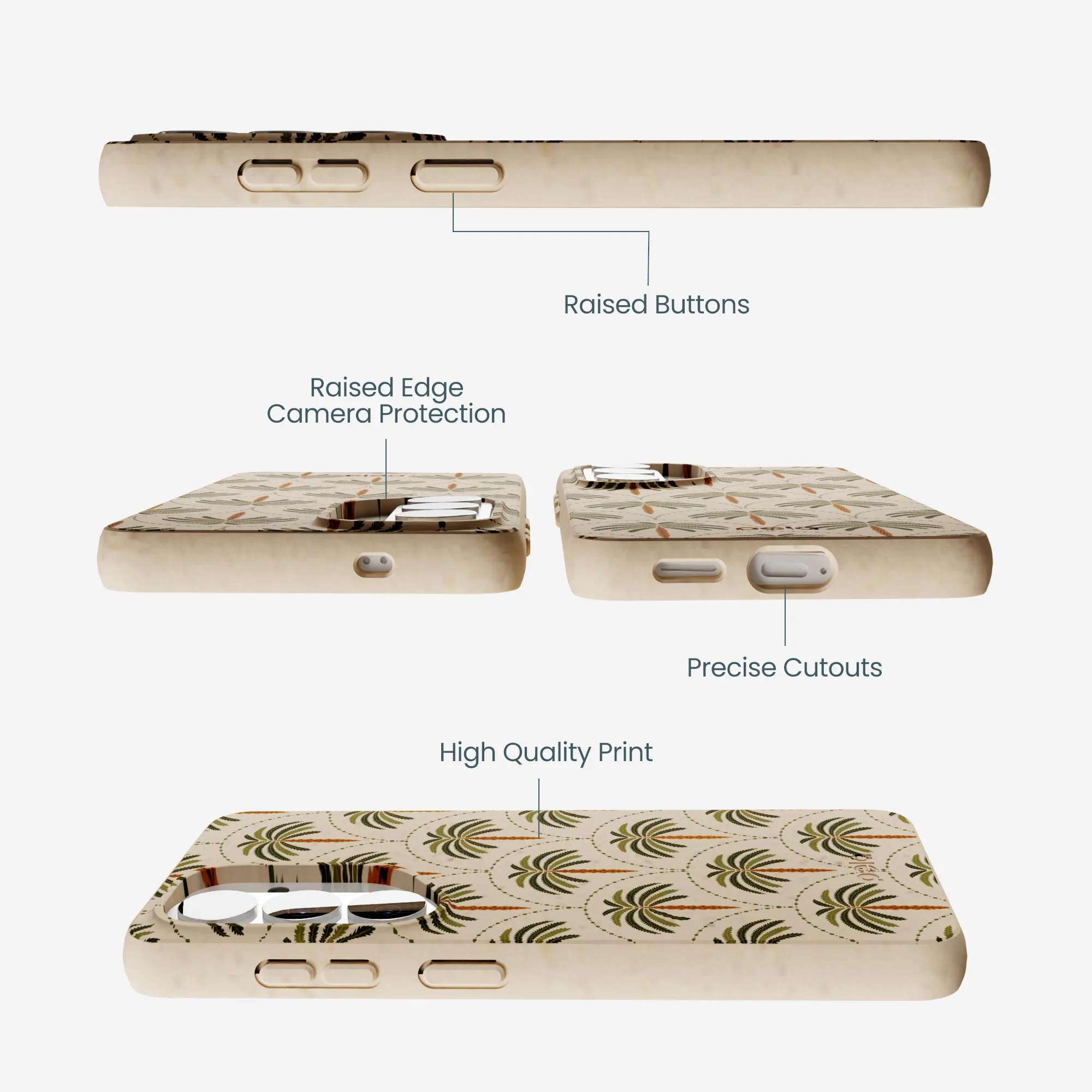 Seashell Palm Reverie Samsung Galaxy S26 Case - Image 3
