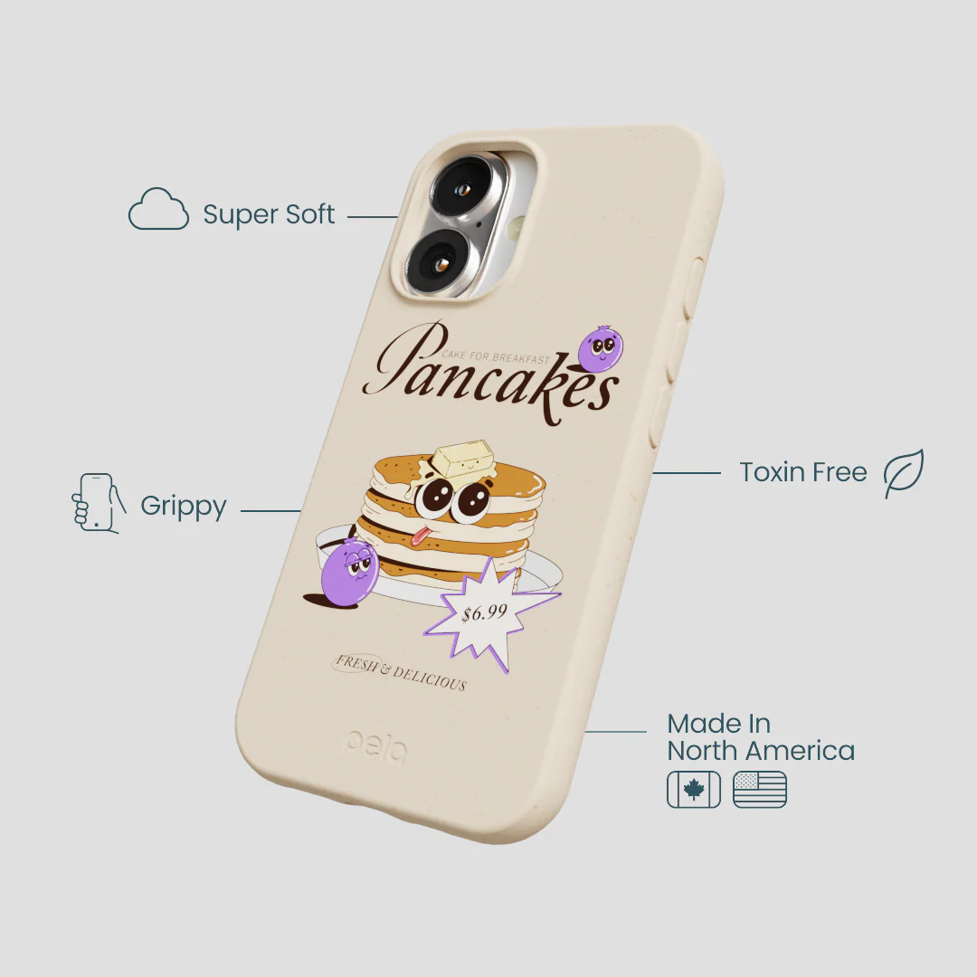 Seashell Pancake Time iPhone 16 Case - Image 4
