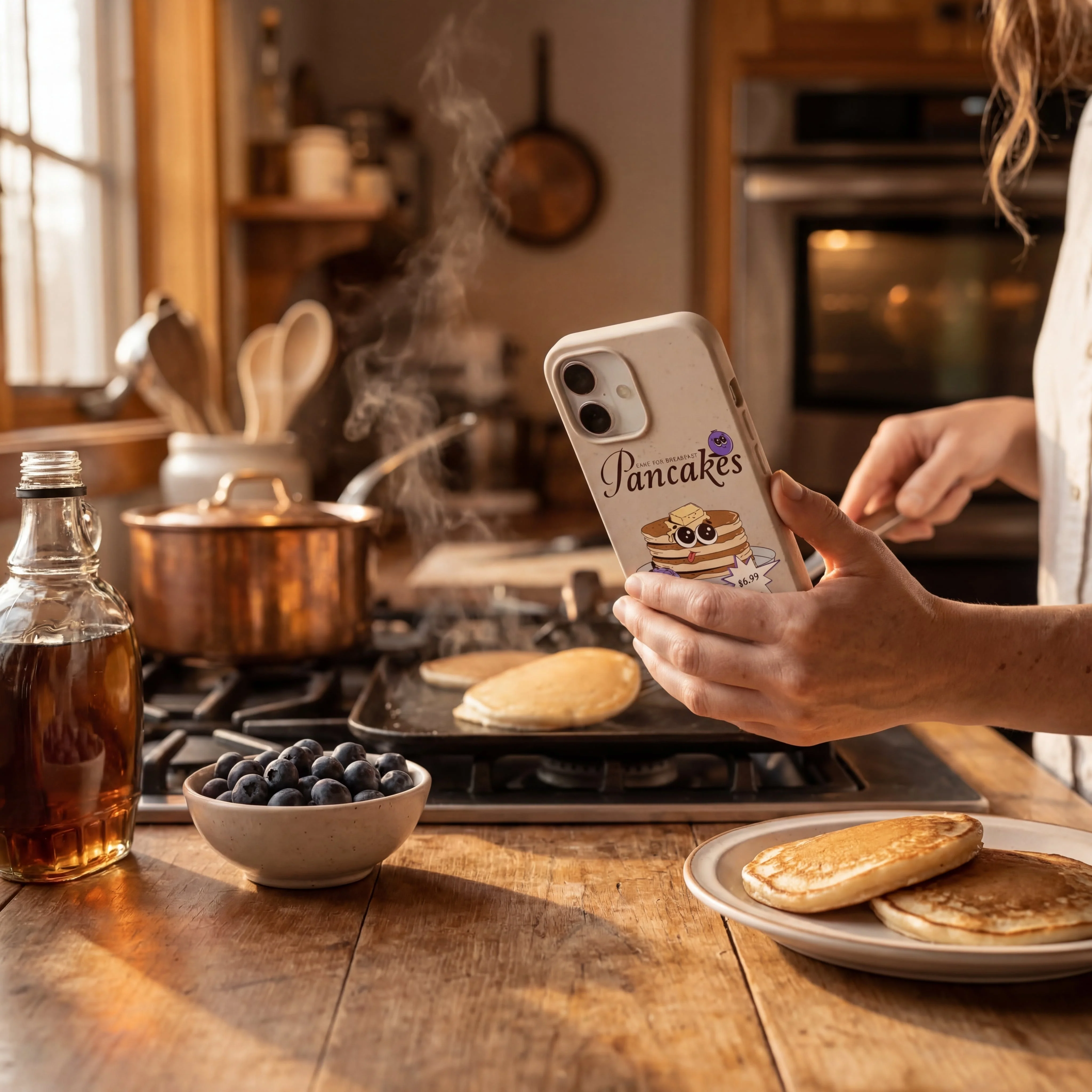 Seashell Pancake Time iPhone 16e/17e Case - Image 2