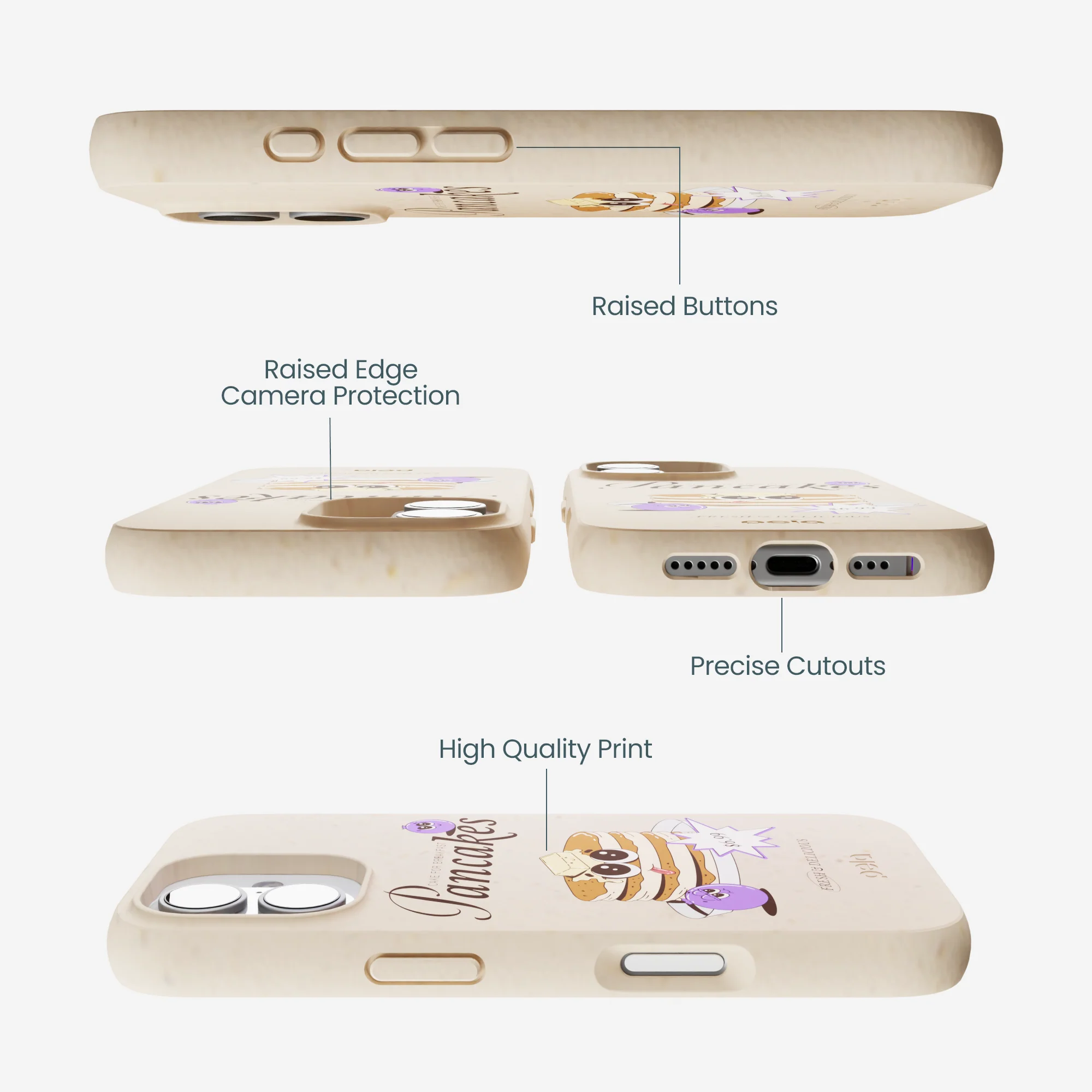 Seashell Pancake Time iPhone 17 Case - Image 3