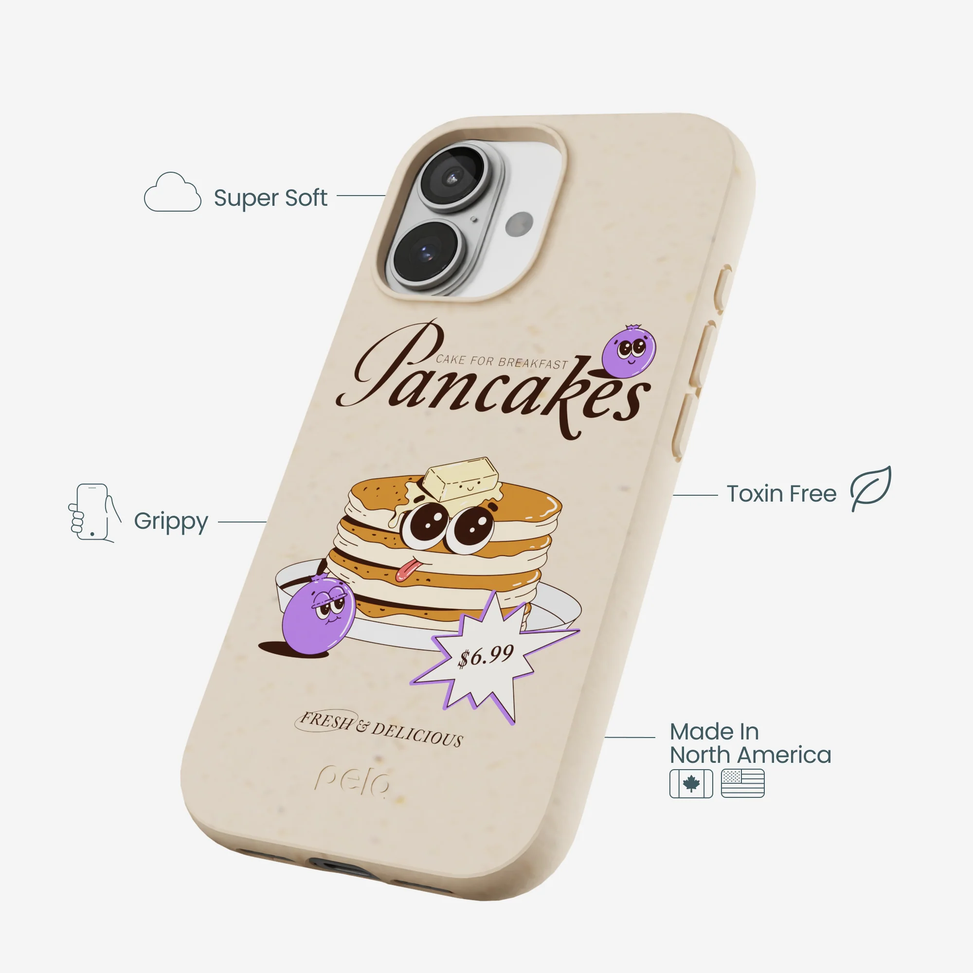 Seashell Pancake Time iPhone 17 Case - Image 4