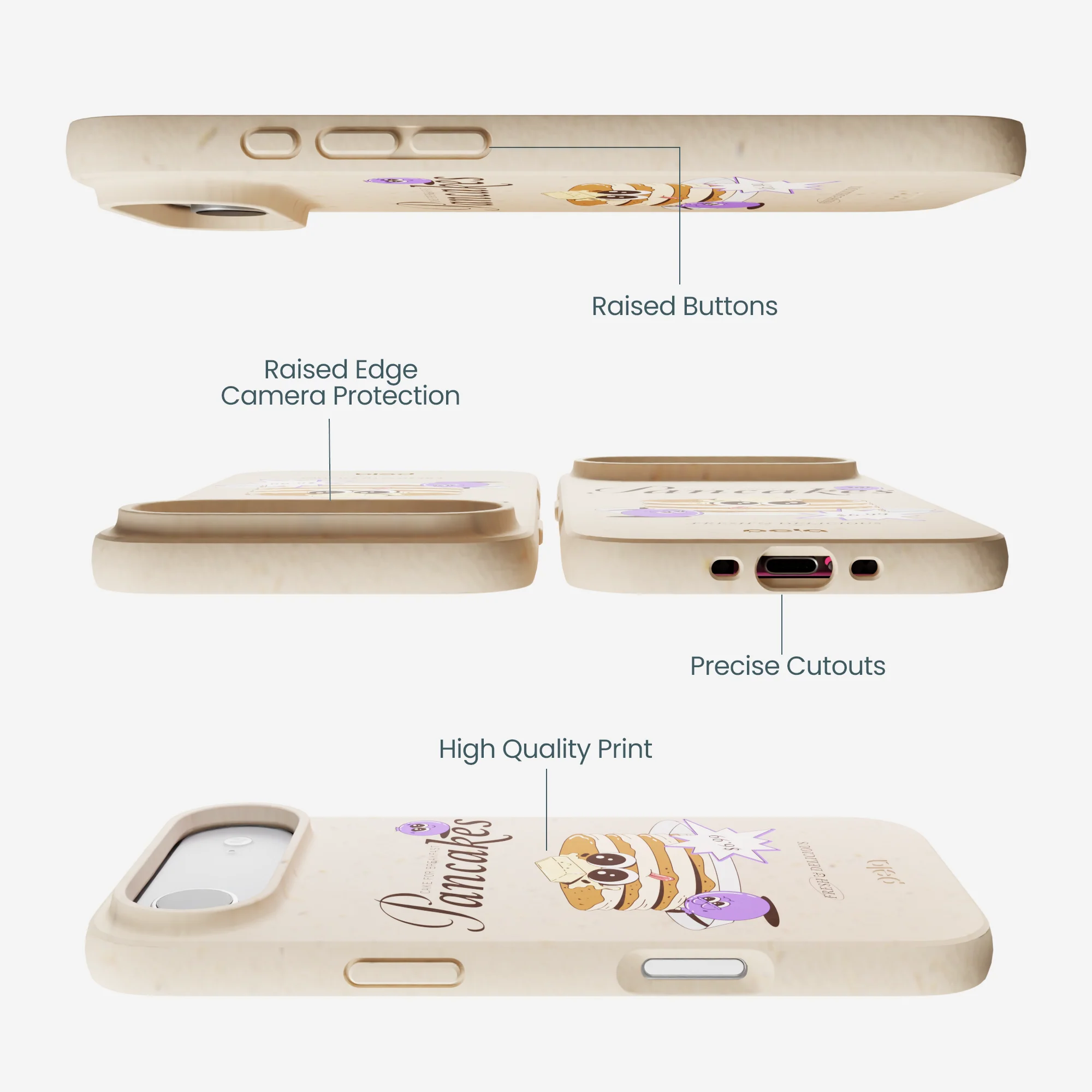Seashell Pancake Time iPhone Air Case - Image 2