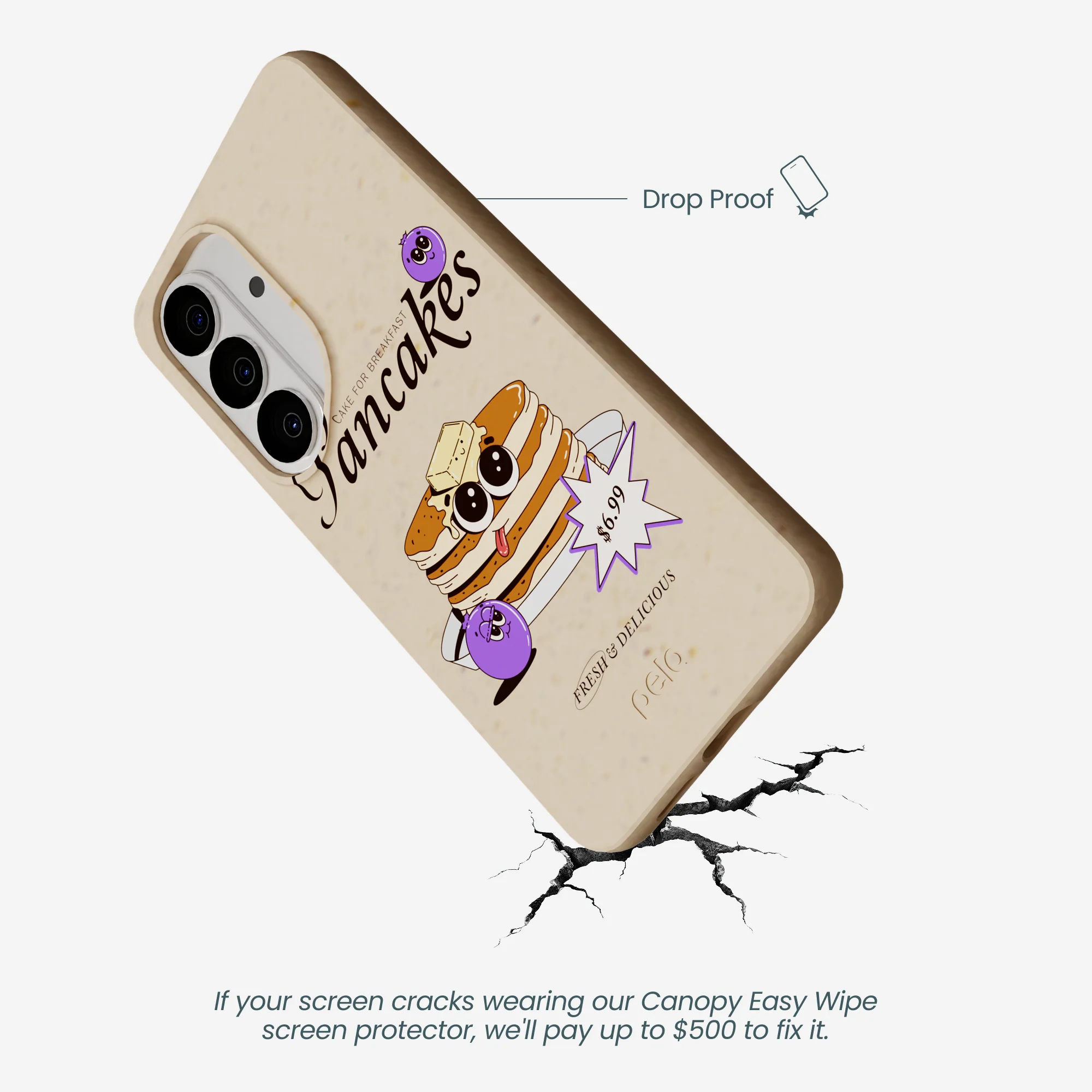 Seashell Pancake Time Samsung Galaxy S26 Case - Image 4