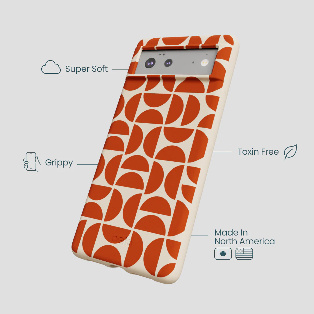 Seashell Paprika Play Google Pixel 6 Case - Image 4
