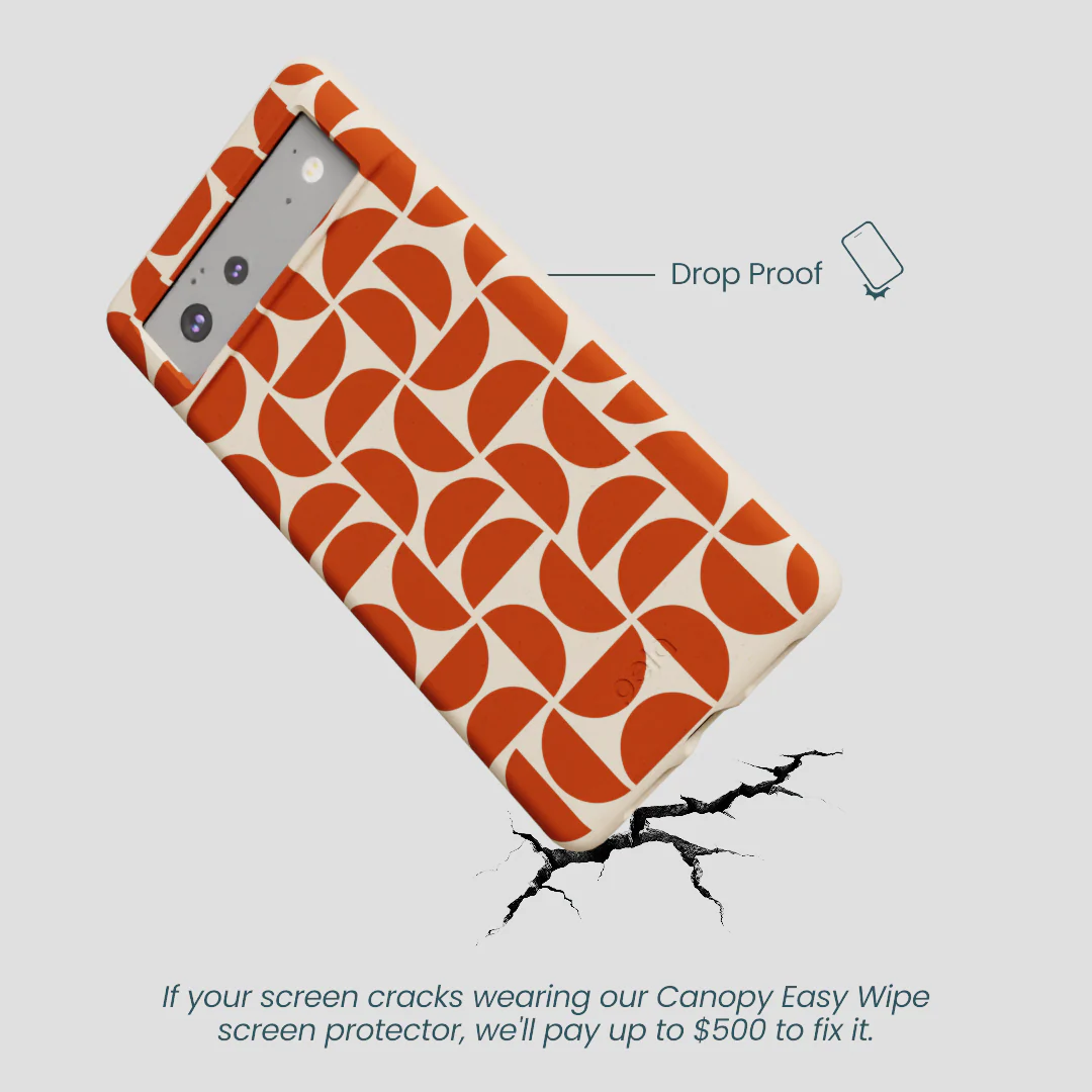 Seashell Paprika Play Google Pixel 6a Case - Image 5