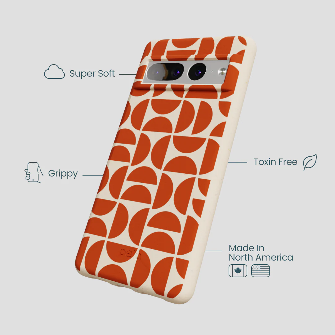 Seashell Paprika Play Google Pixel 7 Pro Case - Image 4