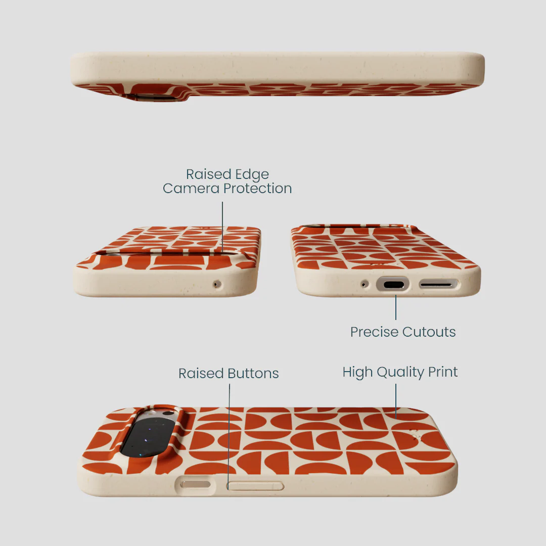 Seashell Paprika Play Google Pixel 9/9 Pro Case - Image 3