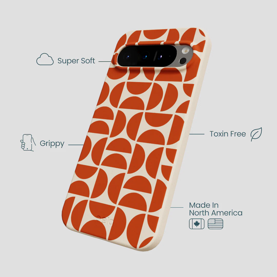 Seashell Paprika Play Google Pixel 9 Pro XL Case - Image 4