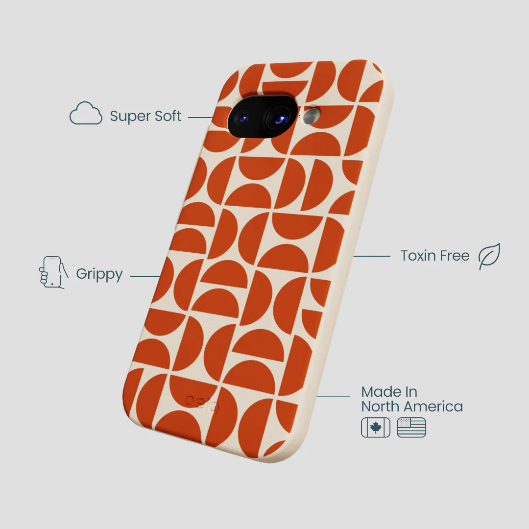 Seashell Paprika Play Google Pixel 9a Case - Image 4