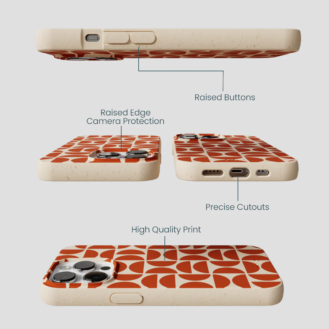 Seashell Paprika Play iPhone 13 Pro Max Case - Image 3