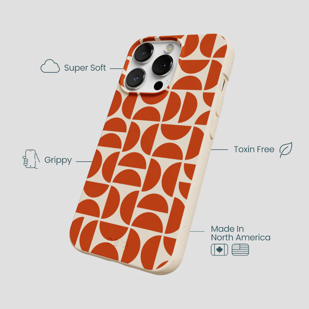 Seashell Paprika Play iPhone 13 Pro Max Case - Image 4