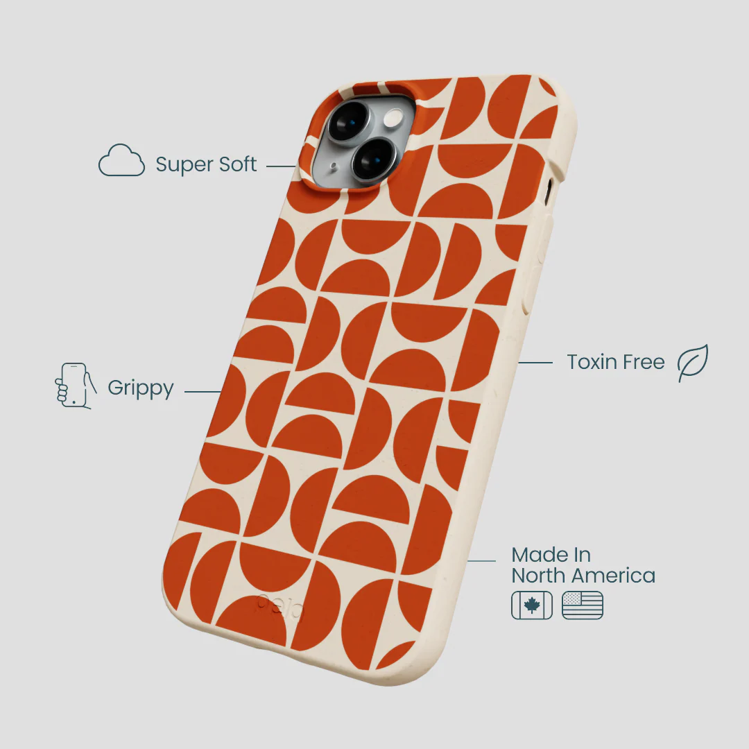 Seashell Paprika Play iPhone 15 Plus Case - Image 4