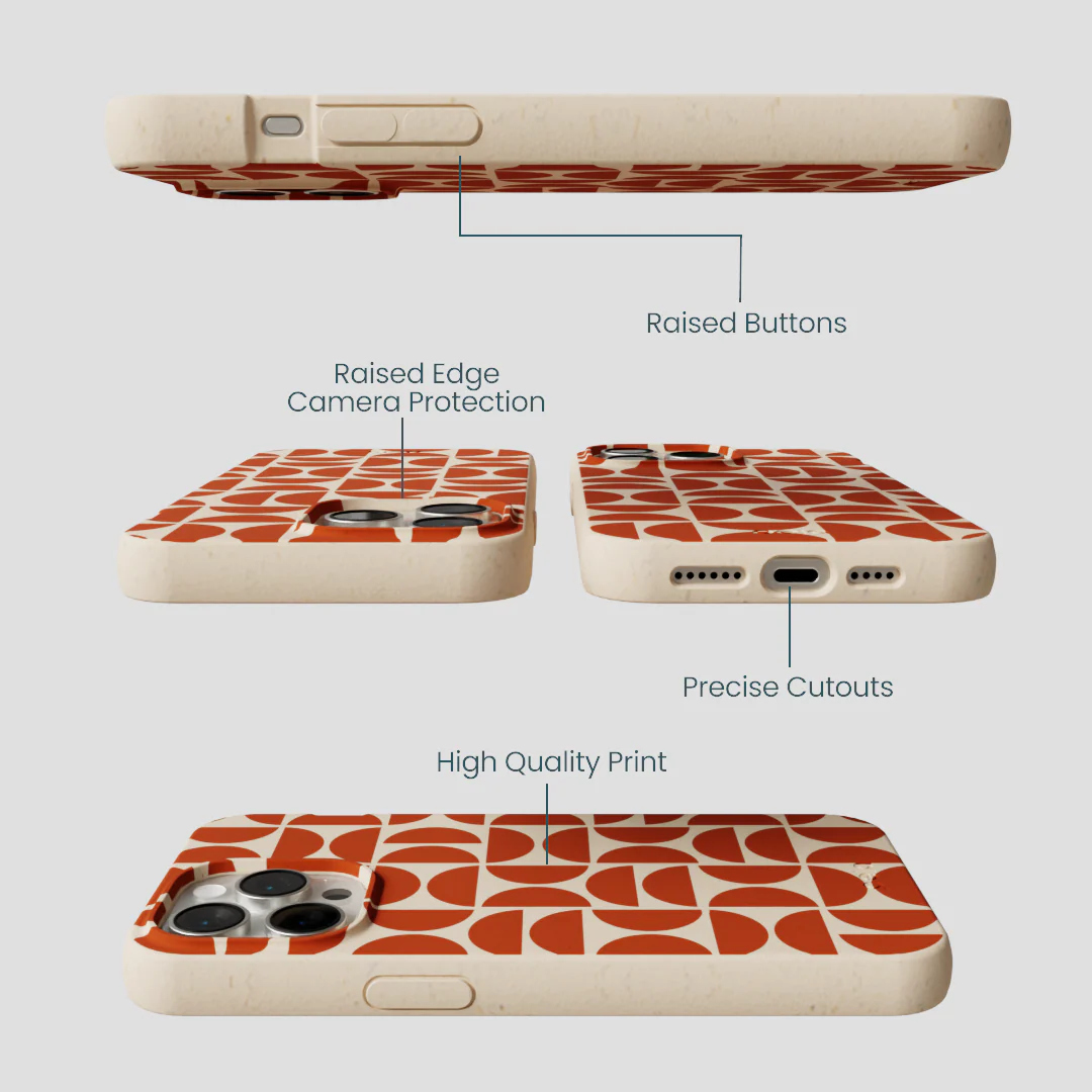 Seashell Paprika Play iPhone 15 Pro Max Case - Image 3