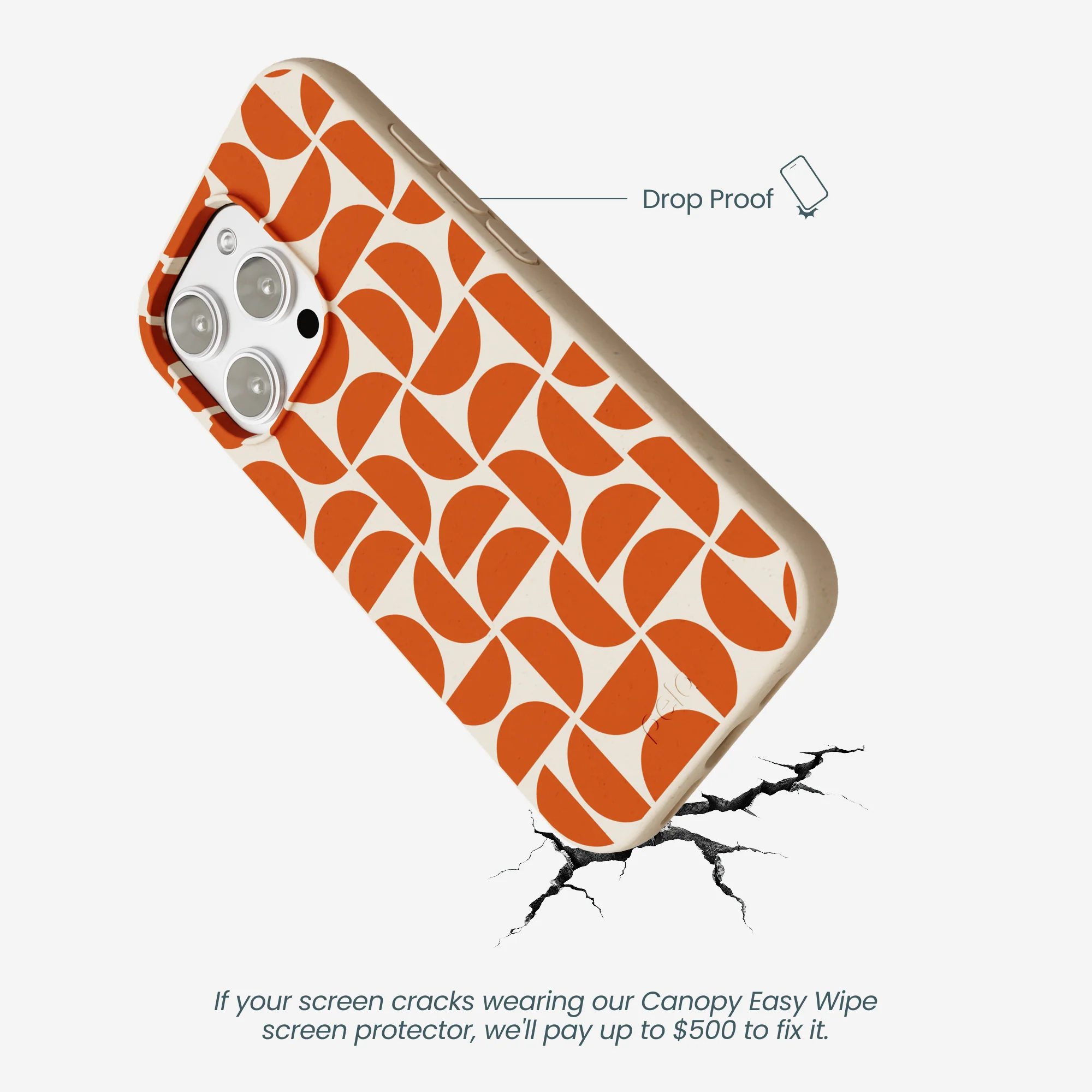 Seashell Paprika Play iPhone 16 Pro Max Case - Image 5