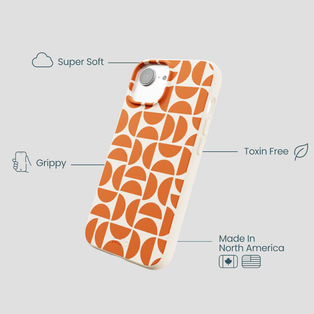 Seashell Paprika Play iPhone 16e/17e Case - Image 4