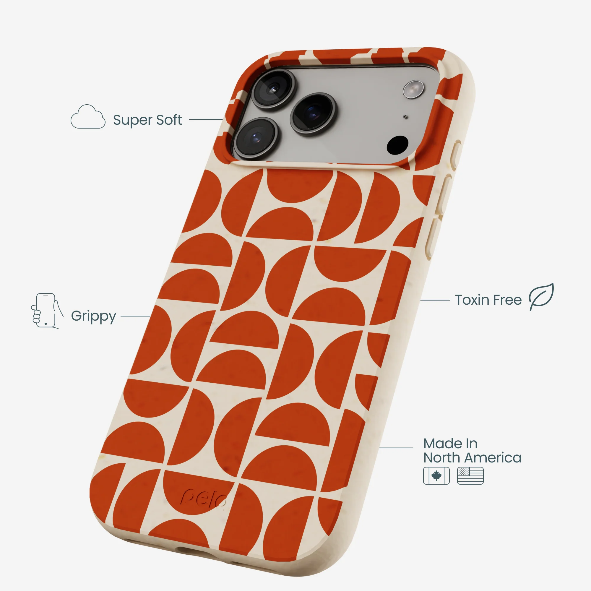 Seashell Paprika Play iPhone 17 Pro Max Case - Image 4