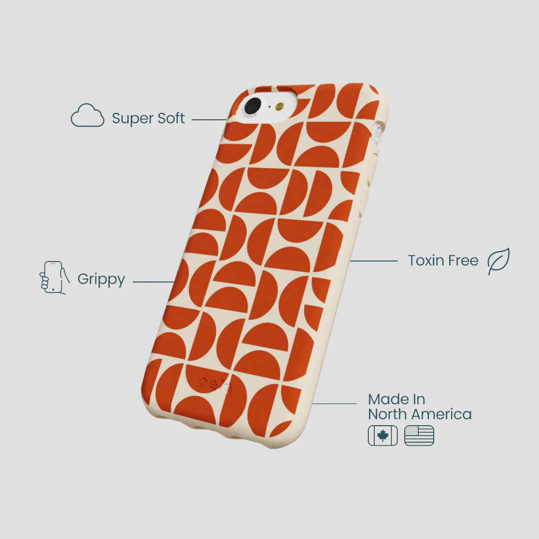 Seashell Paprika Play iPhone 6/6s/7/8/SE Case - Image 4