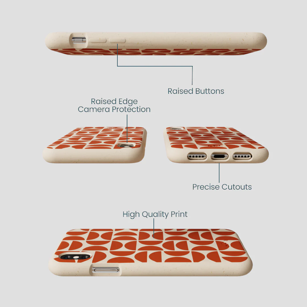 Seashell Paprika Play iPhone XR Case - Image 3