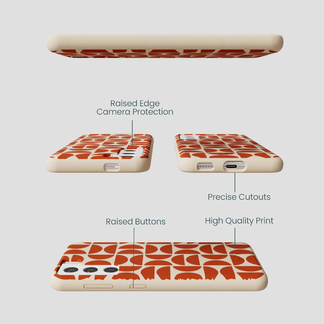 Seashell Paprika Play Samsung Galaxy S21 Case - Image 3