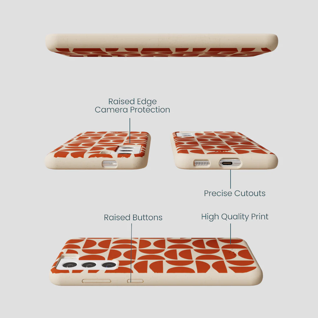Seashell Paprika Play Samsung Galaxy S22 Case - Image 3