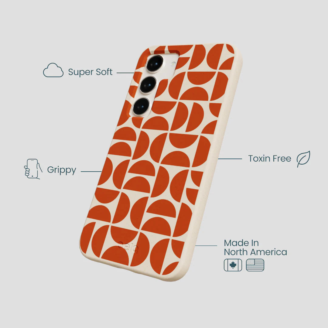 Seashell Paprika Play Samsung Galaxy S23 Case - Image 4