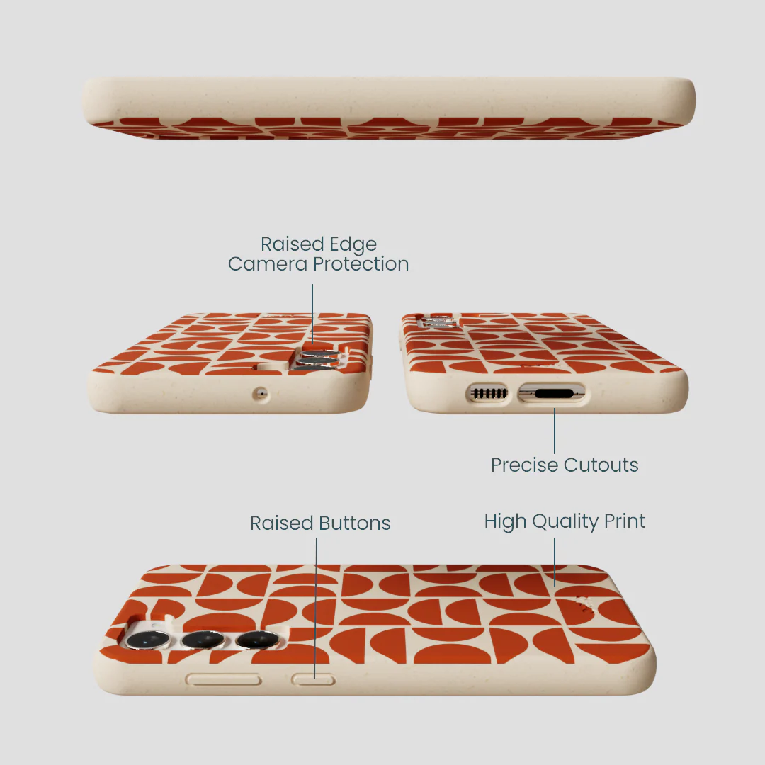 Seashell Paprika Play Samsung Galaxy S23+(Plus) Case - Image 3