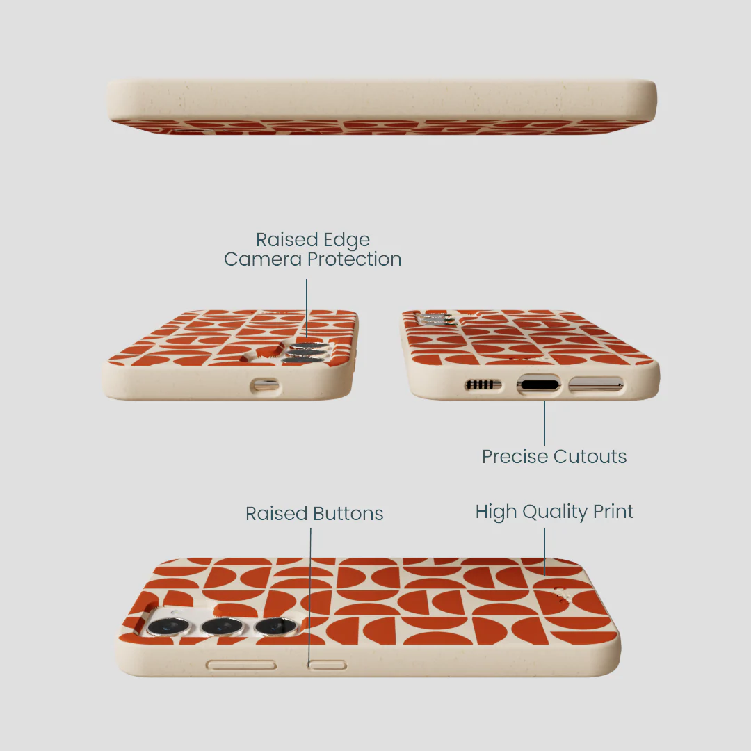 Seashell Paprika Play Samsung Galaxy S24 Case - Image 3