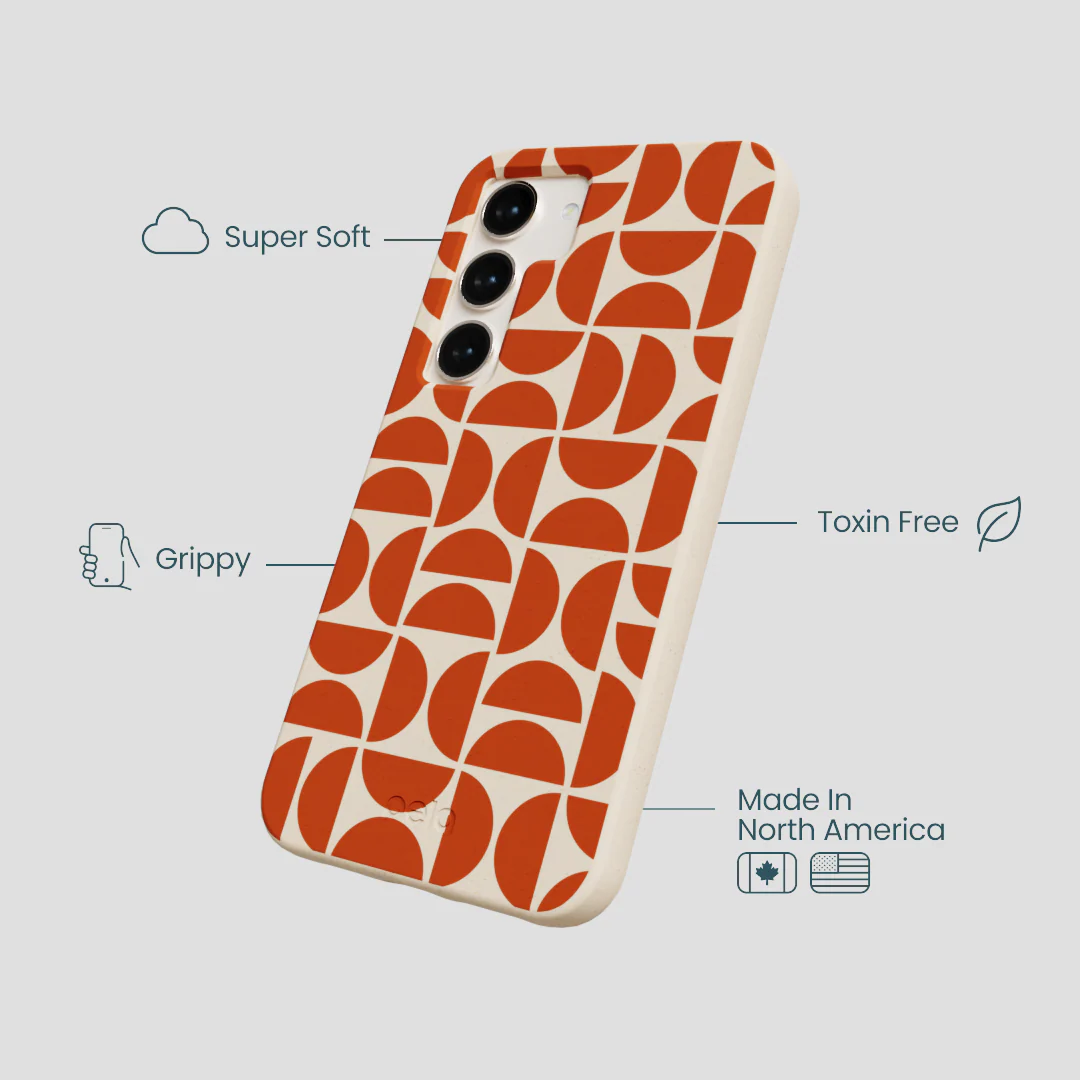 Seashell Paprika Play Samsung Galaxy S24 Case - Image 4