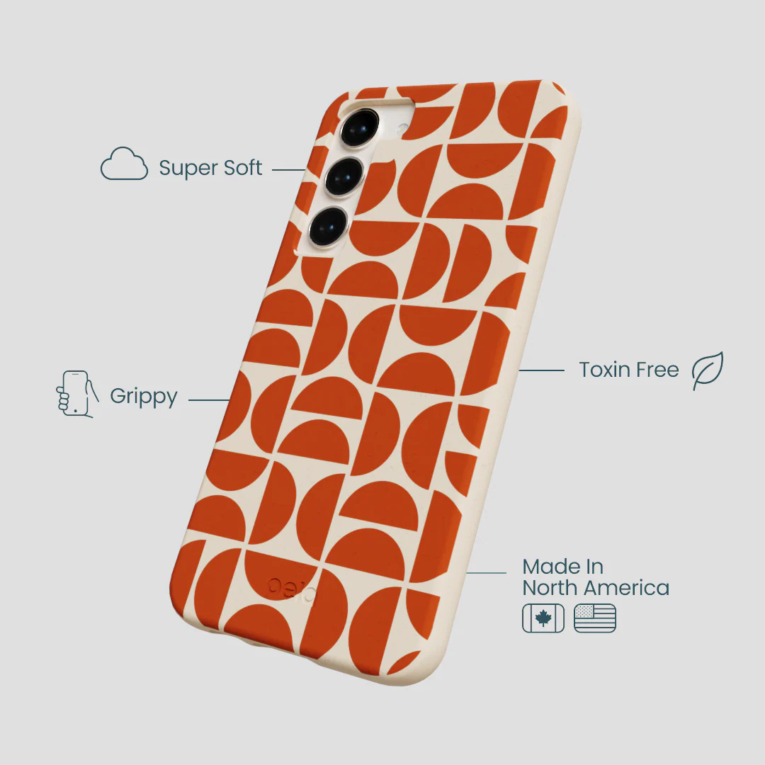 Seashell Paprika Play Samsung Galaxy S24+(Plus) Case - Image 4