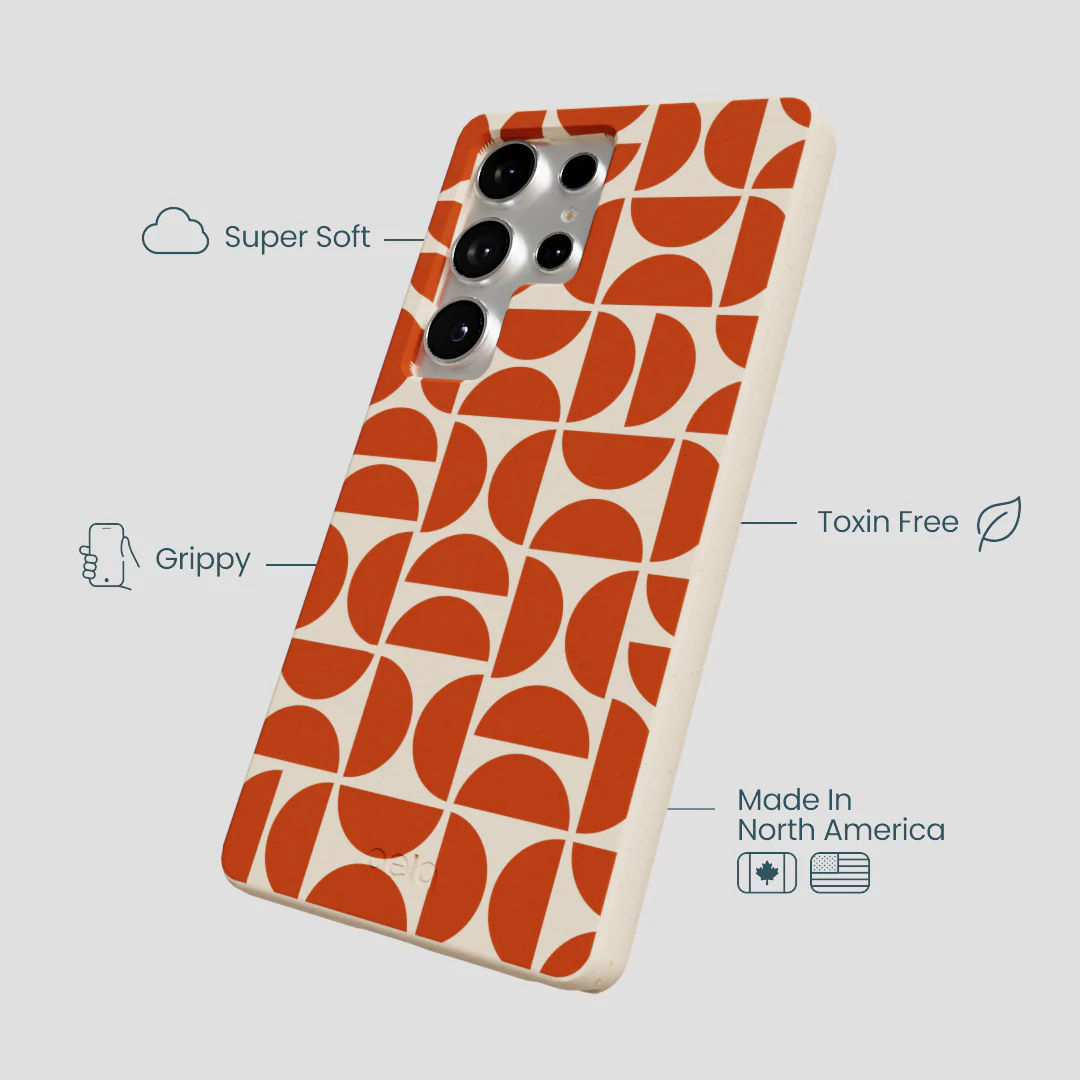 Seashell Paprika Play Samsung Galaxy S25 Ultra Case - Image 4