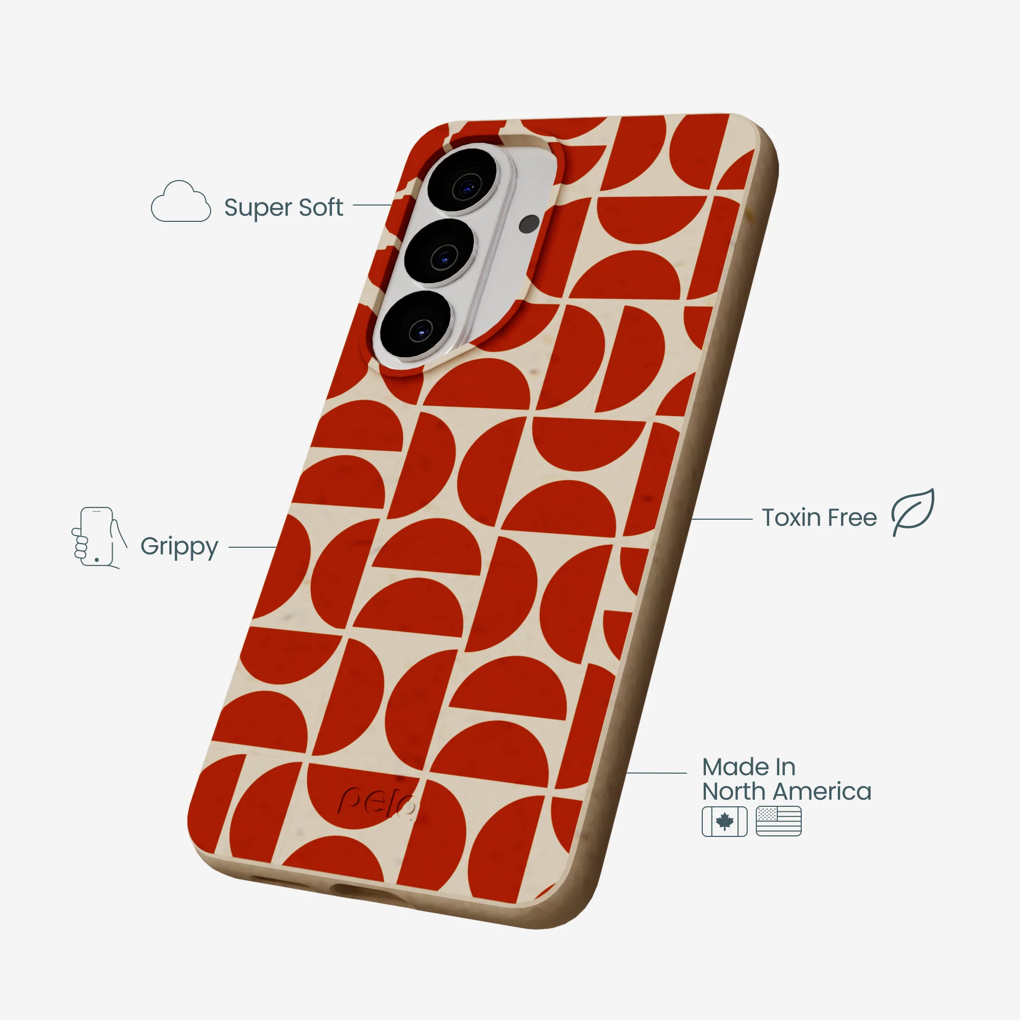 Seashell Paprika Play Samsung Galaxy S26 Case - Image 4