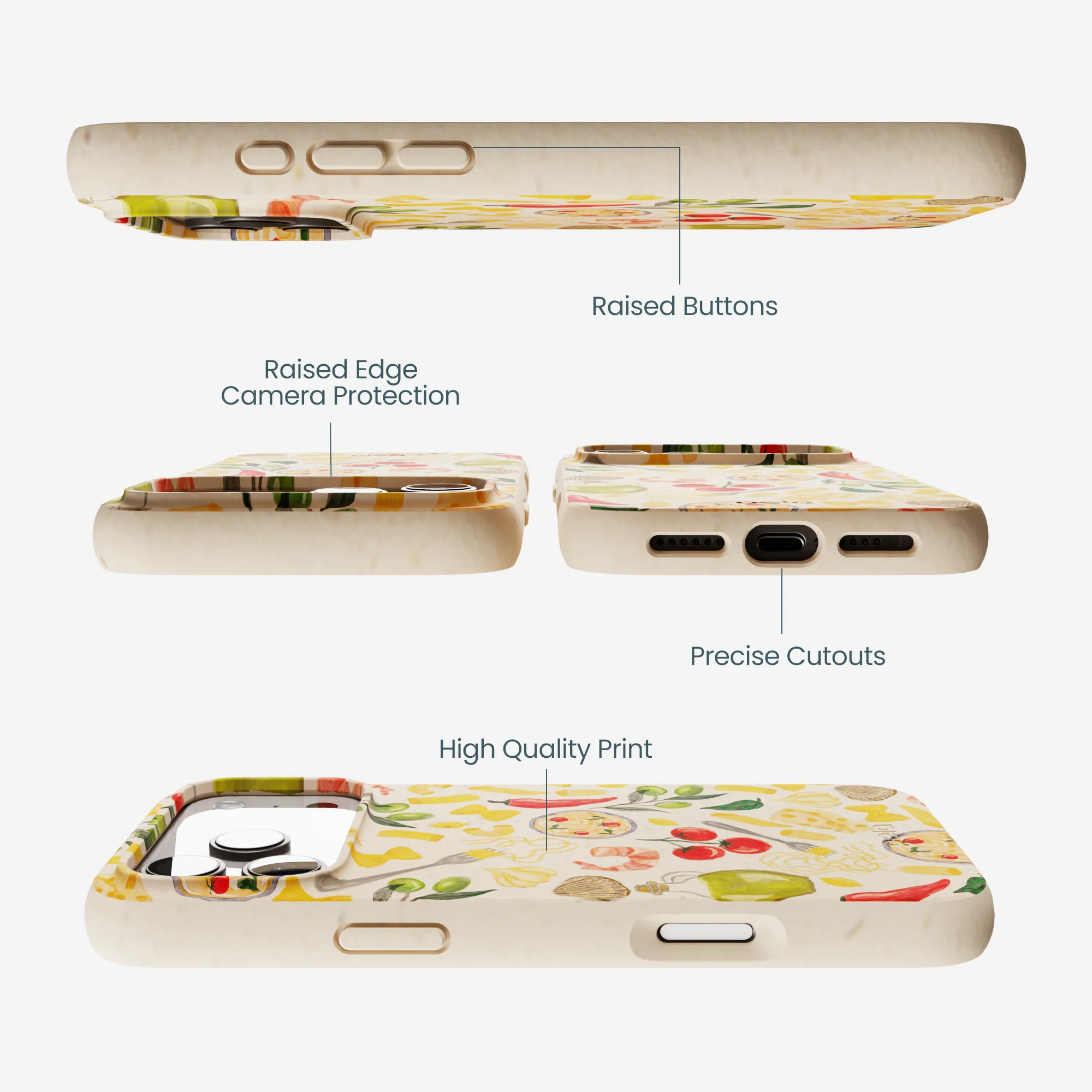 Seashell Pasta Alchemy iPhone 17 Pro Max Case - Image 3