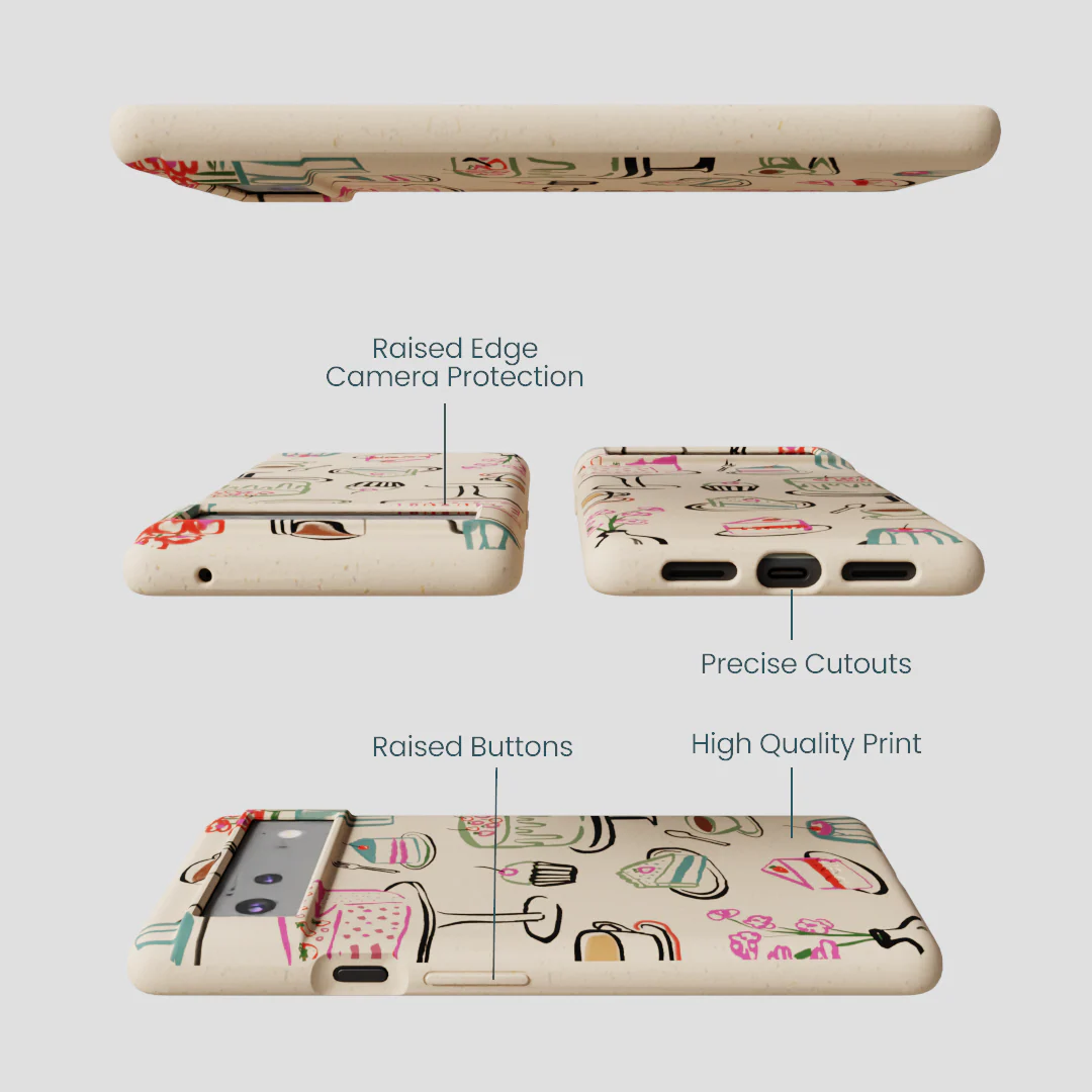 Seashell Pastry Hour Google Pixel 6 Case - Image 3