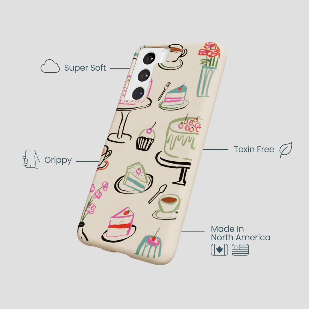Seashell Pastry Hour Samsung Galaxy S21 Case - Image 4
