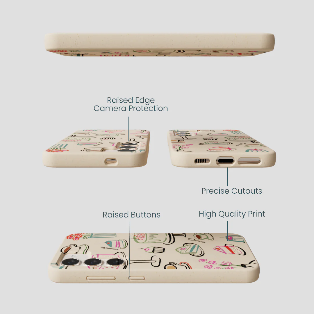 Seashell Pastry Hour Samsung Galaxy S23 Case - Image 3
