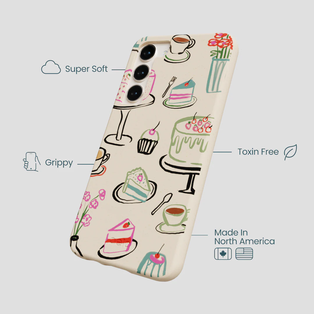 Seashell Pastry Hour Samsung Galaxy S24+(Plus) Case - Image 4