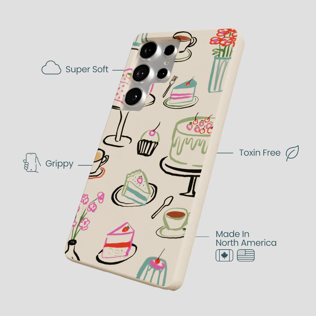 Seashell Pastry Hour Samsung Galaxy S25 Ultra Case - Image 4