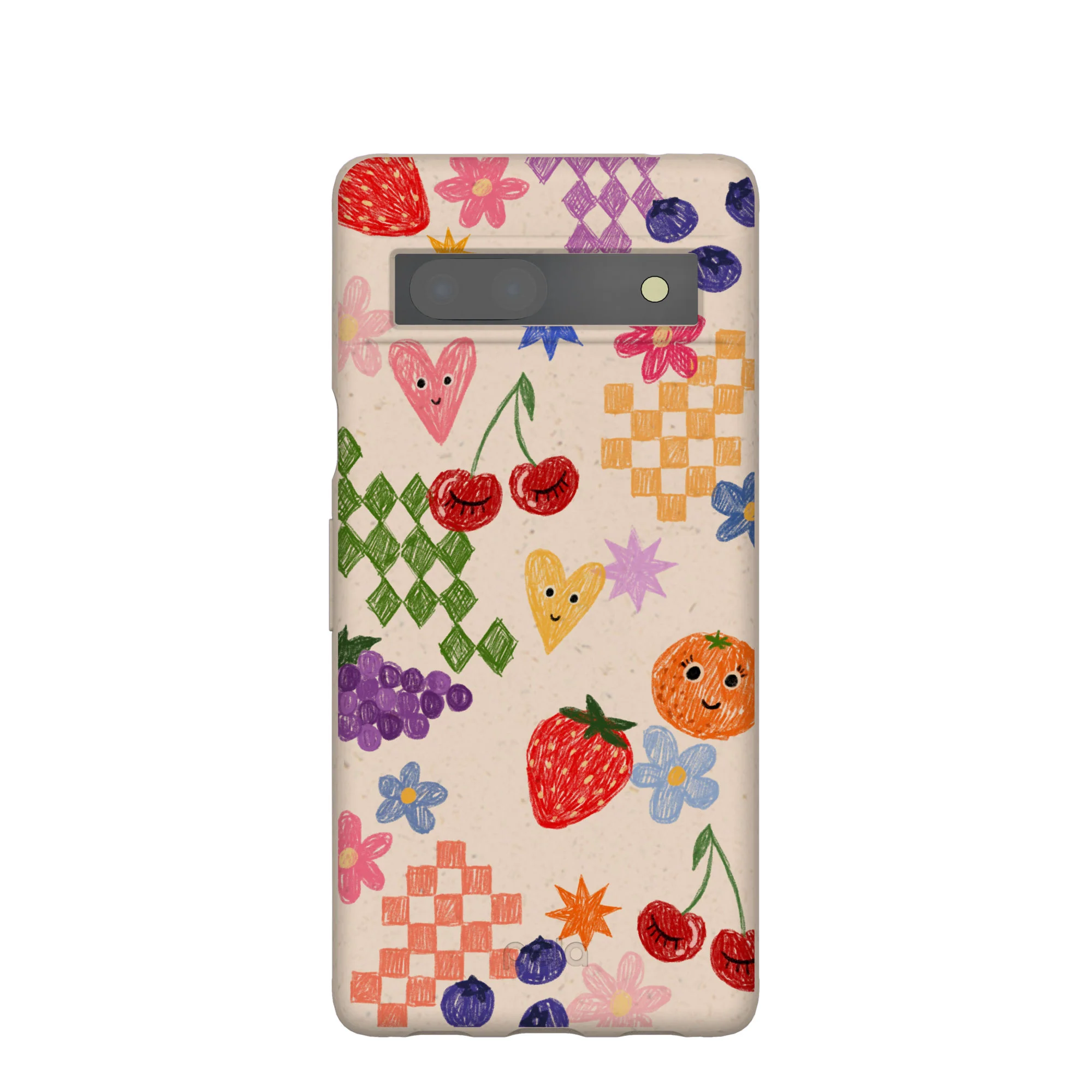 Seashell Pencil Doodles Google Pixel 7a Case