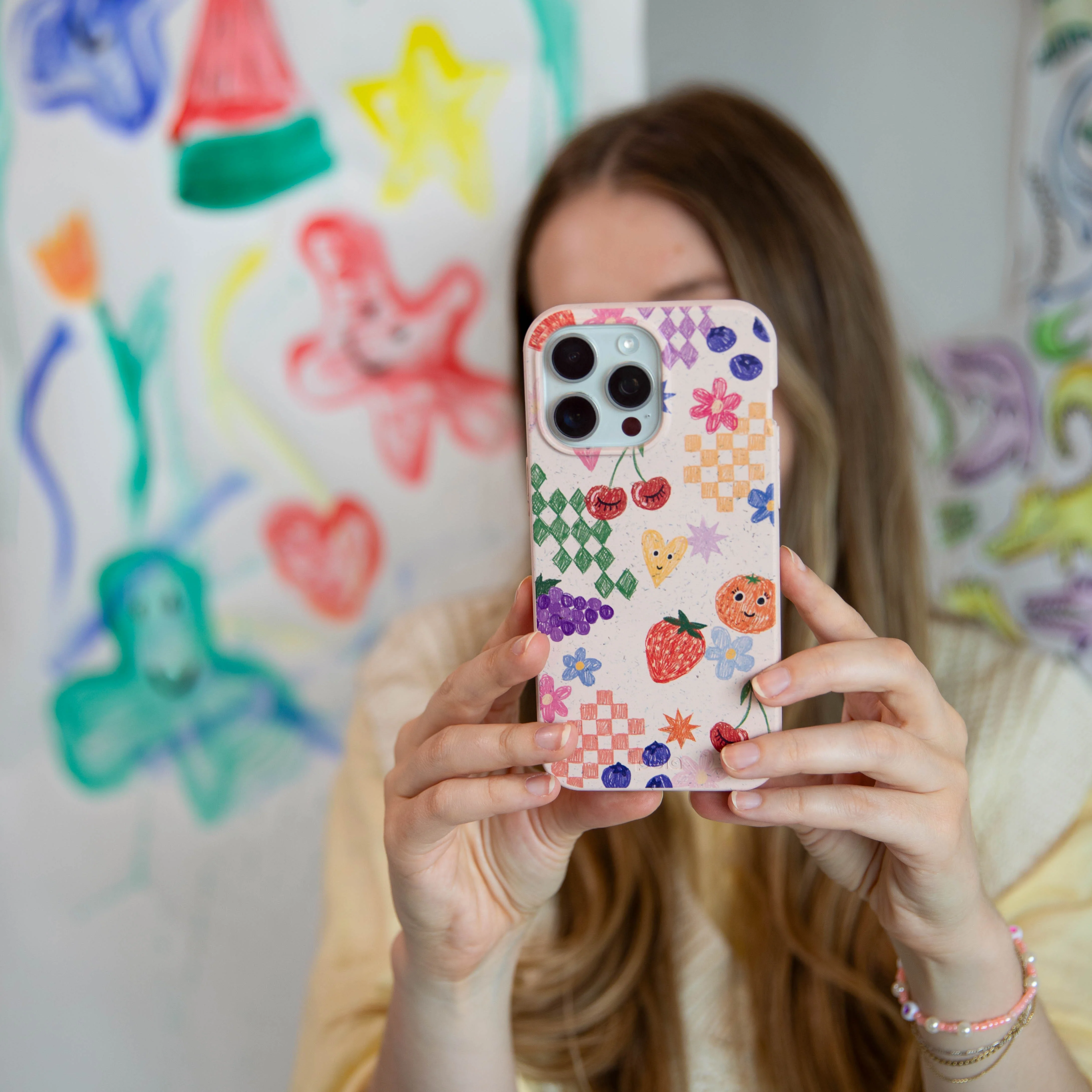 Seashell Pencil Doodles Google Pixel 7a Case - Image 6