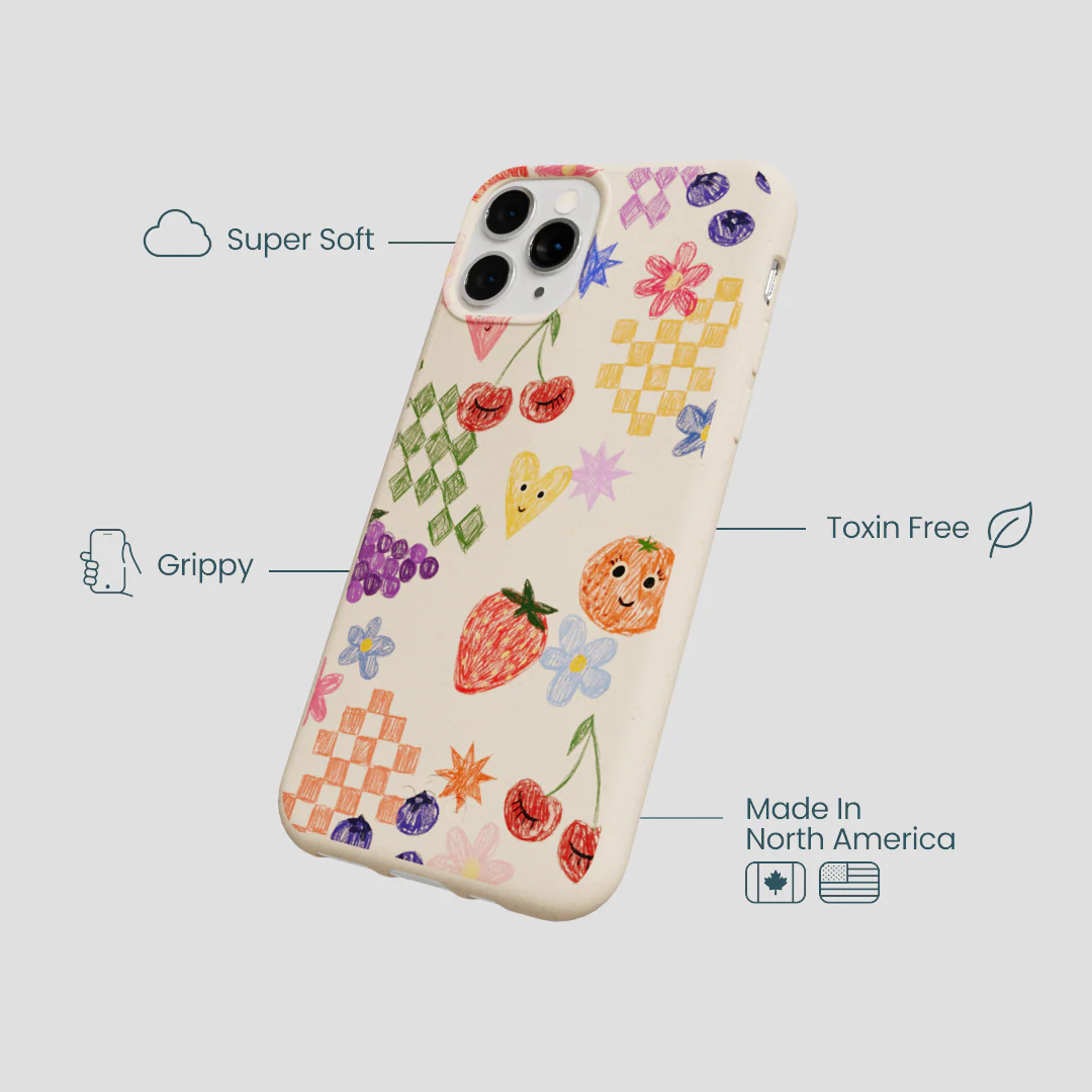 Seashell Pencil Doodles iPhone 11 Pro Case - Image 4