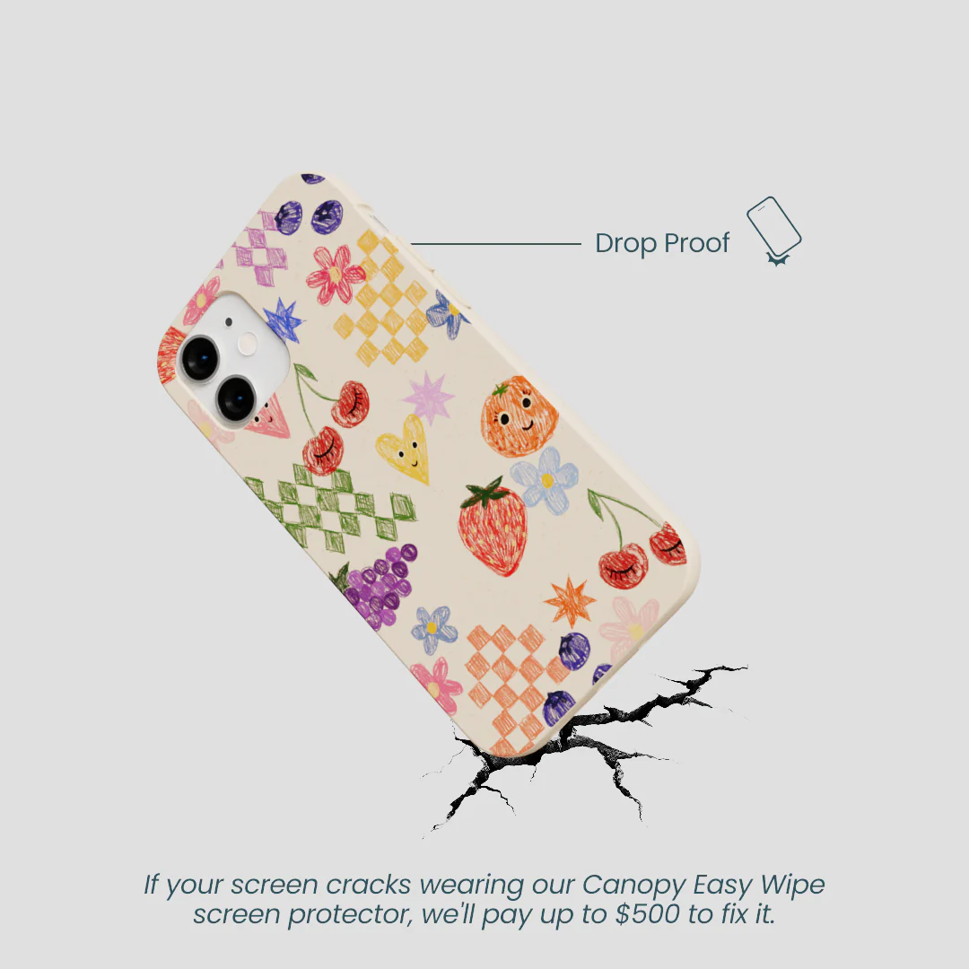 Seashell Pencil Doodles iPhone 12 Mini Case - Image 5