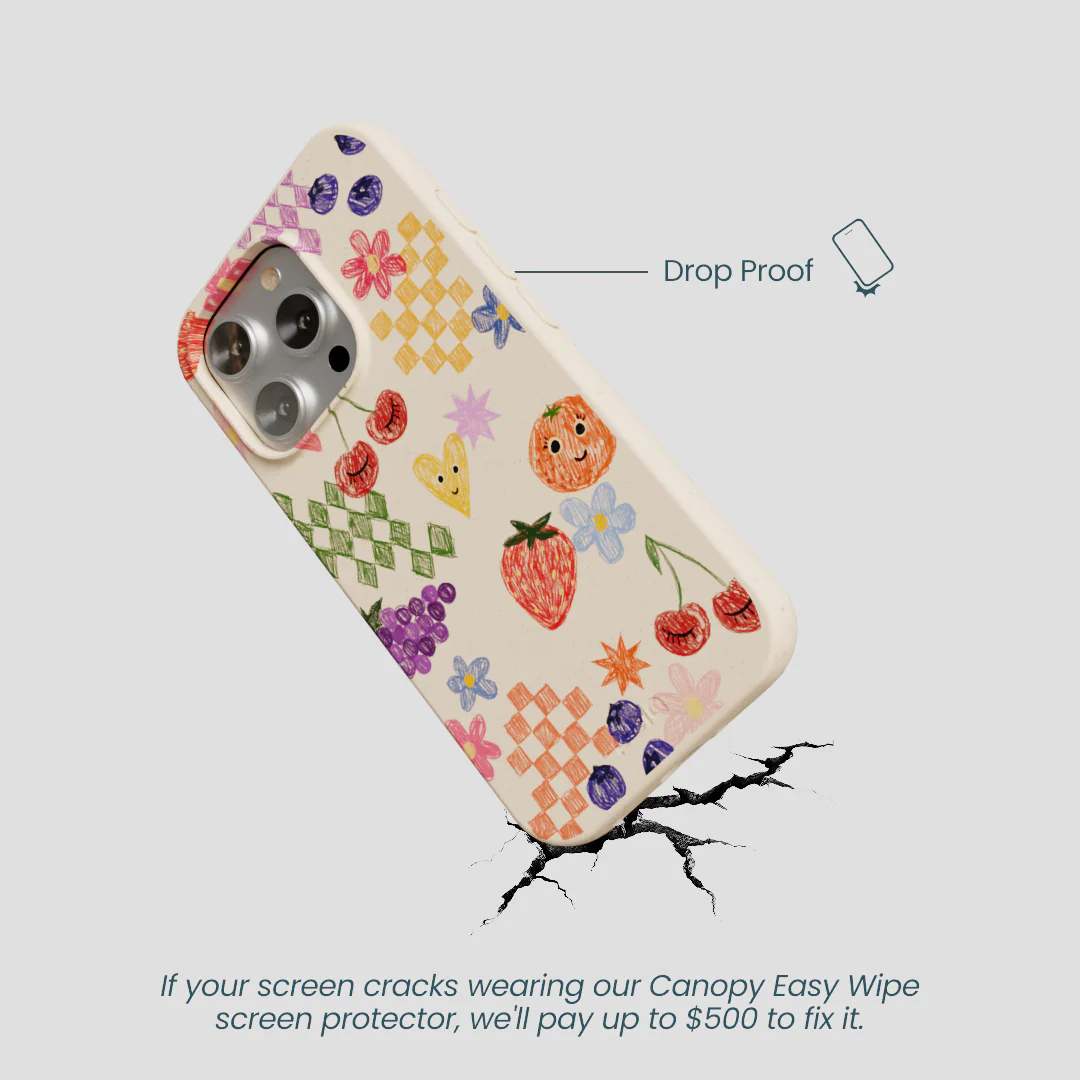 Seashell Pencil Doodles iPhone 16 Pro Case - Image 5