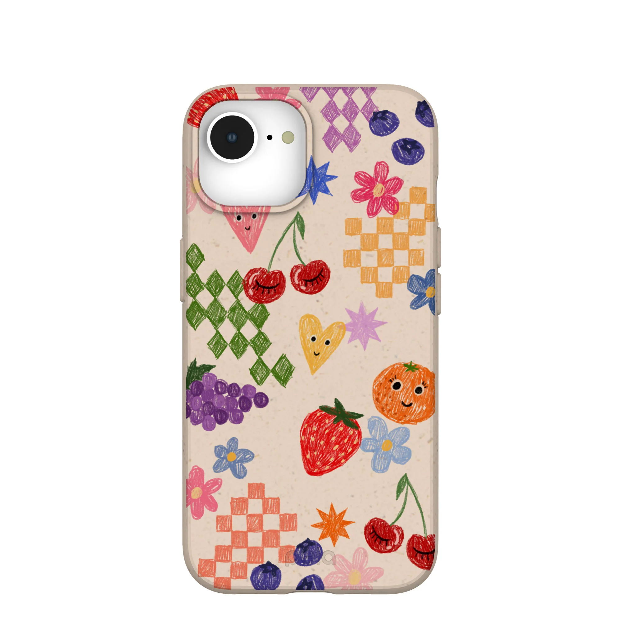 Seashell Pencil Doodles iPhone 16e/17e Case