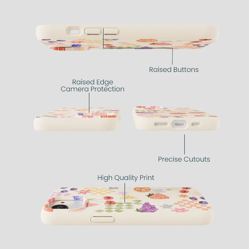 Seashell Pencil Doodles iPhone 16e/17e Case - Image 3