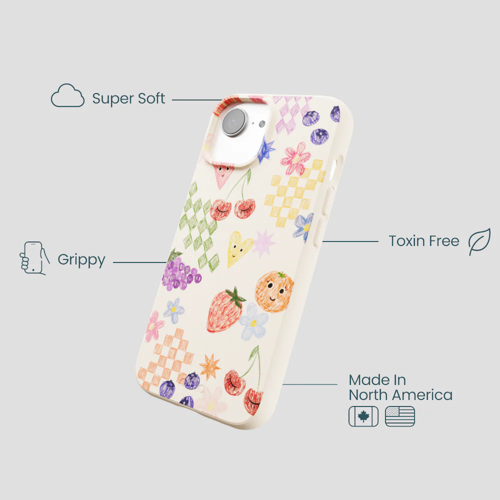 Seashell Pencil Doodles iPhone 16e/17e Case - Image 4