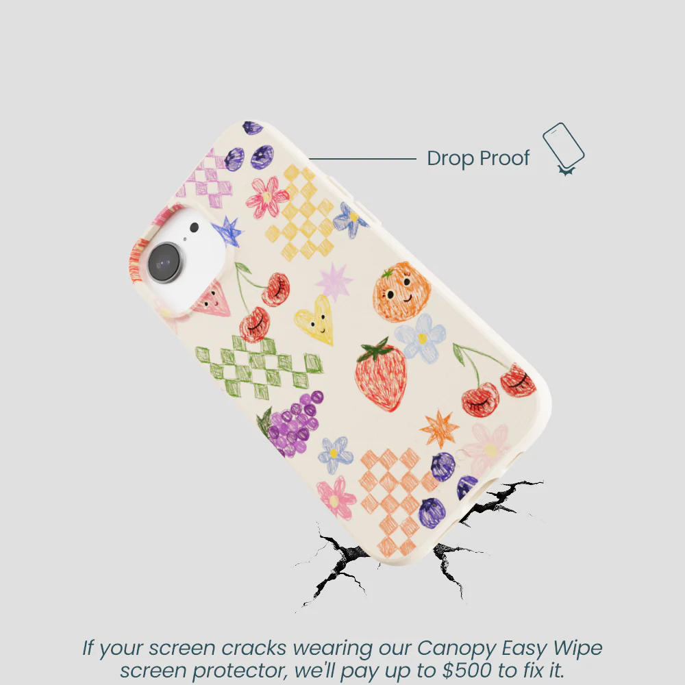 Seashell Pencil Doodles iPhone 16e/17e Case - Image 5