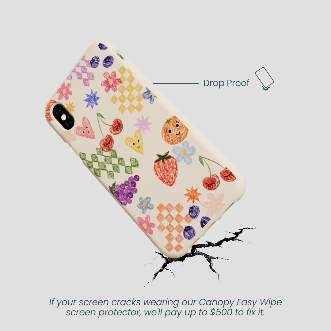 Seashell Pencil Doodles iPhone XR Case - Image 5
