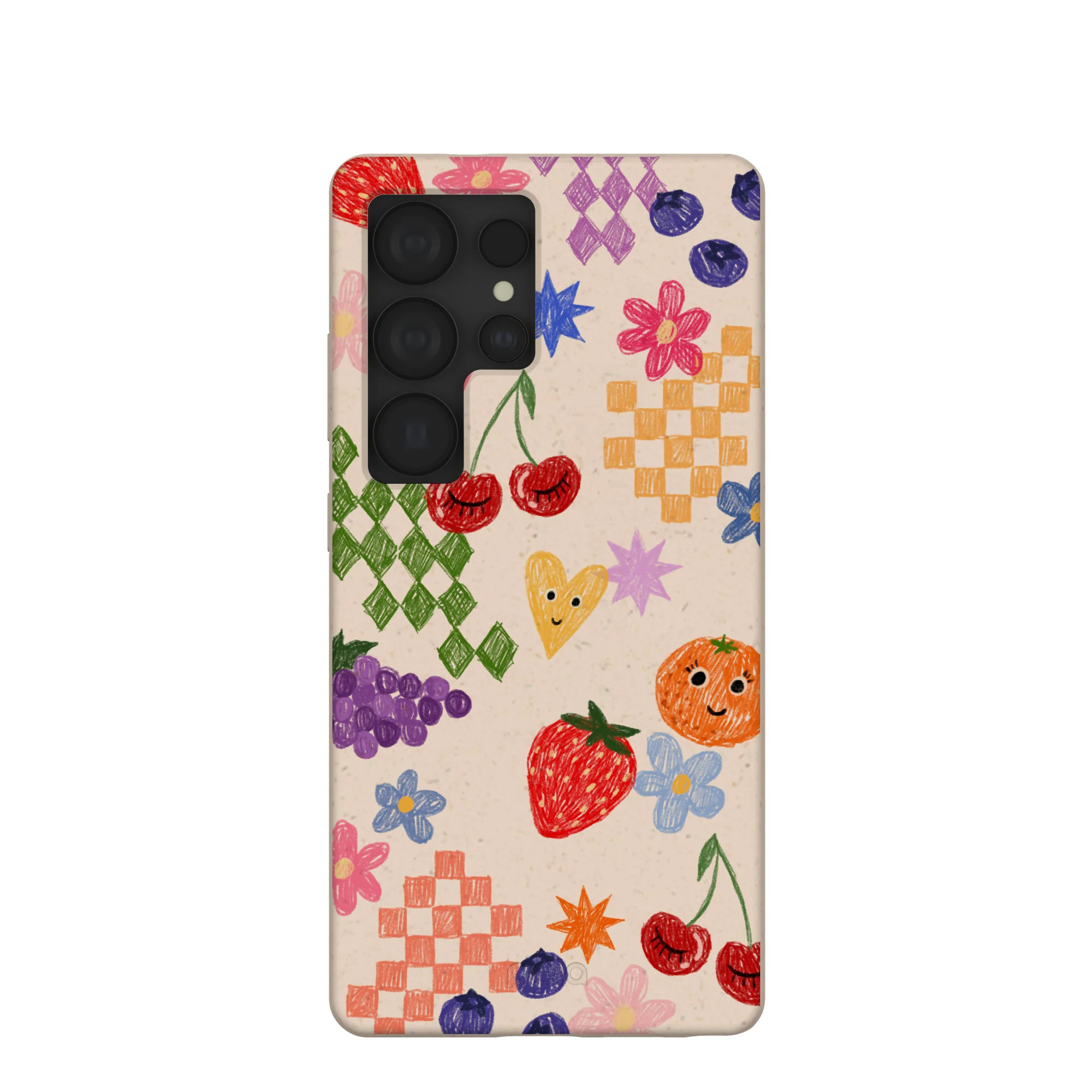 Seashell Pencil Doodles Samsung Galaxy S25 Ultra Case