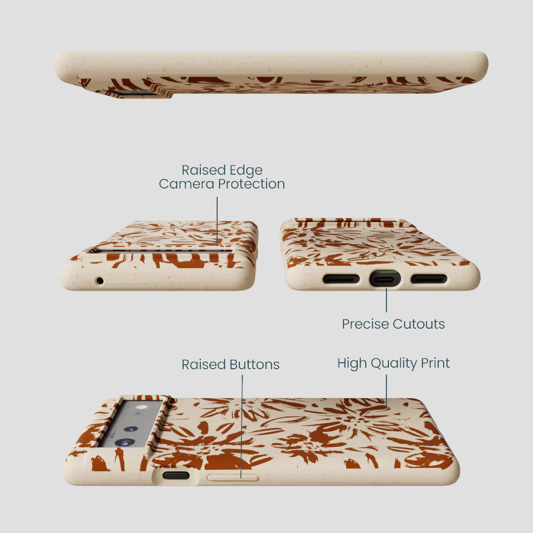 Seashell Petal Burst Google Pixel 6 Case - Image 3